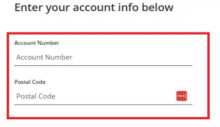 KUBRA EZ-Pay Signin Screen