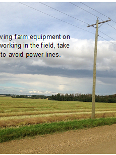 power pole standing at side of rural road