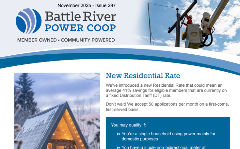 Battle River November 2025 Newsletter Header
