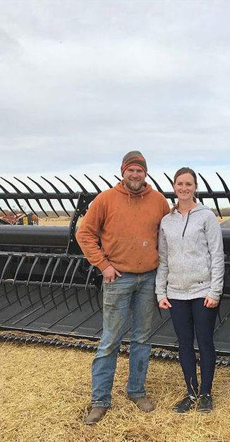 illustration: farm families and equipment