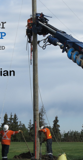 illustration: the job of a power technician