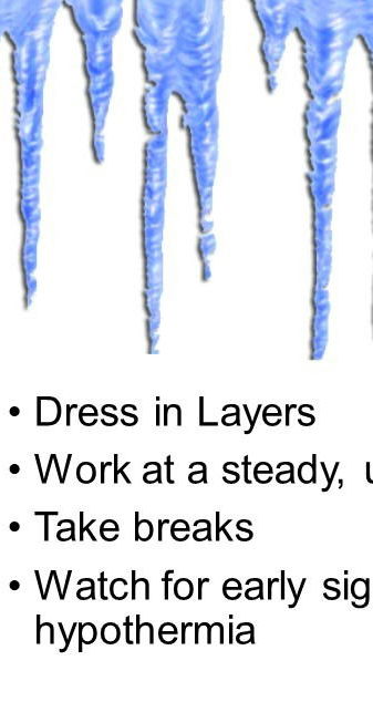 illustration: tips for working in the cold